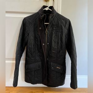 Barbour quilted women’s jacket, Black, Size 6